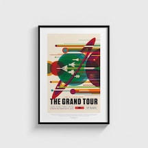 Nasa The Grand Tour Tablo Çerçeveli Poster Duvar Dekorasyonu Siyah Çerçeveli Tablo Siyah Çerçeveli Tablo Dn11d119sıyah