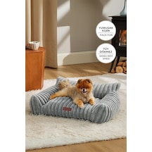 Kürk Peluş Kedi Köpek Yatağı Luna