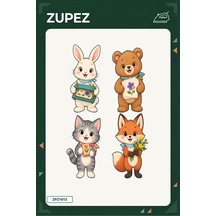 Minik Çiçek Basımı 19x25 Cm Ütüyle Uygulanan Baskı Zpz1413 - 928156679