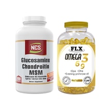 Glucosamine Chondroitin Msm Boswellia Glukozamin 300 Tablet & Flx Omega 3-6-9 90 Tablet