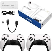 4k - 876 - Hd Görüntü Kaliteli Retro Game Stick 20000 Oyunlu Çift Kollu Beyaz - Matxzngz - Game Stick