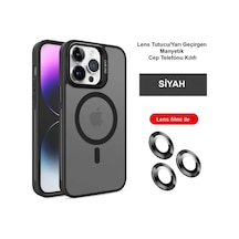 Joko Apple İphone 14 Pro Kılıf Flet Lens Magsafe Kapak - Siyah