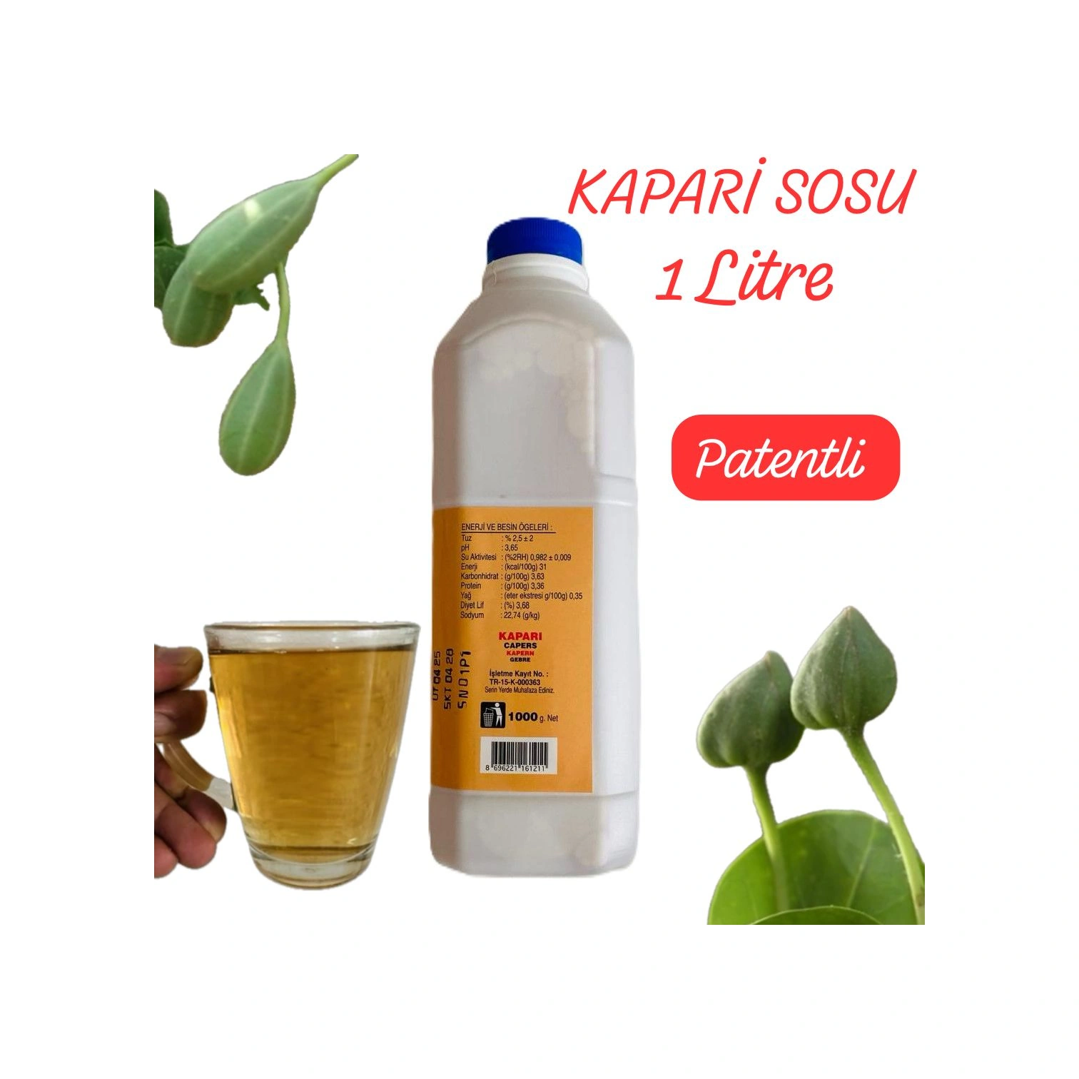 Aşçı Murat Kapari Kapari Sosu 1 L