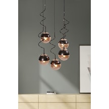 Stella 5 Li Gold-eskitme Metal Gövde Bal Camlı Tasarım Lüx S... Eskitme