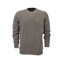 Erkek Sıfır Yaka Sweatshirt Bgl-st04198 Bej