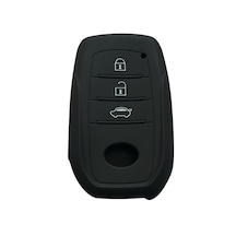 Autohan Keys Toyota C-hr, Camry, Corolla Cross, Prius, Prado, Rav4, Hilux İle Uyumlu Silikon Anahtar Kılıfı