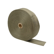 Lav Kaya Teknolojili Titanyum Egzoz Isı Sargısı - 2" X 100" - Egzoz Boruları İçin Isı Sargısı, Esnek Egzoz Sarma Bandı, 2000 F Doğrudan Isıya Ve 3000 F Aralıklı Isıya Dayanır