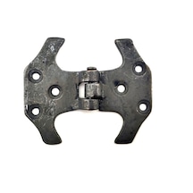 Antika Tarz Dekoratif Pirinç Fit Menteşe - 67 Mm, Oksit