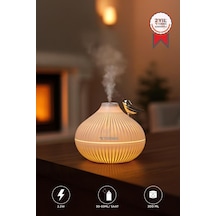 H12 Beyaz Ultrasonik Gece Lambalı Hava Nemlendirici Dekoratif Buhar Makinesi (İthalatçı Garantili)