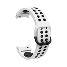 Galaxy Watch 4 40mm Krd-02 Uyumlu Nvth Kordon-beyaz-siyah