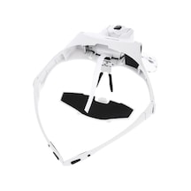 Jms 5 Lens 1.0x-3.5x Ayarlanabilir Braket Kafa Bandı Gözlük Büyüteç 2 Led Işık