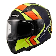 Ls2 Rapıd 2 Extra Full Face Motosiklet Kaskı Mat Neon Sarı - Mavi