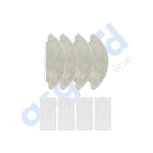 Viomi V5 V5 Pro Alpha 2 Pro Uyumlu 4 Filtre 4 Mop Pkt-iasgf0001038
