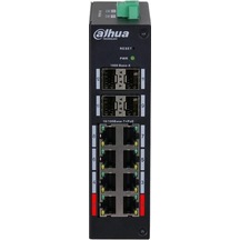 Dahua 8port Poe 120w Hs4412-8et-120 10/100 4x Sfp Yönetilebilir Endüstriyel Switch