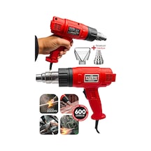 Profesyonel 600c Çift Kademeli Sıcak Hava Tabancası Atlas 2000 Termik Korumalı Premium 2000w