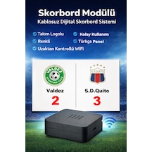 Skorbord Wifi'li Dijital Skor Tabelası Web Tarayıcıdan Kontrol Logo Destekli