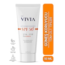 The Vivia Leke Karşıtı Yüksek Koruyucu Yüz Güneş Kremi SPF50+ 50 ML