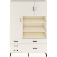 Hyperion Dolap 9 Raflı 5 Çekmeceli 3 Kapaklı 132x44x195 Aytaşı-aytaşı/aytaşı Aytası/aytası