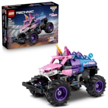LEGO® Technic Monster Jam™ Sparkle Smash™ Çek–Bırak 42220 – 7 Yaş ve Üzeri için Orijinal Detaylar İçeren Oyuncak Yapım Seti (243P)