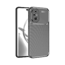 Uray Store Honor 200 Kılıf Auto Focus Karbon Kapak - Gri