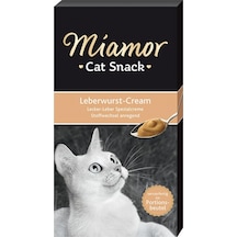 Miamor Cream Kedi Ödülü Ciğerli Tamamlayıcı Ek Besin 6 x 15 G
