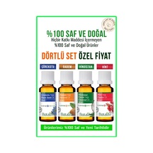 Badem Yağı, Çörekotu Yağı, Hindistan Cevizi Ve Hint Yağı 20ml Özel Set
