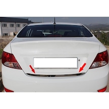 Hyundai Accent Blue Krom Bagaj Alt Çıta 2011-2018 Paslanmaz Çelik N11.3847