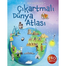 Çıkartmalı Dünya Atlası - Ülkelerin Özellikleri - Alice Pearcey -  Fiona Patchett - 1001 Çiçek