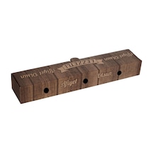 Ahşap Baskılı Küçük Dürüm Kutusu 33 x 6.5 x 4.5 CM  100 Adet