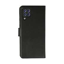 Samsung Galaxy A22 Kılıf Trend S Plus Kapaklı Kılıf - Siyah 0.2M-Çok Renkli