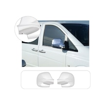 Mercedes Vito W639 Uyumlu 2004-2008 Ayna Kapağı 2 Parça Abs Krom Kaplama