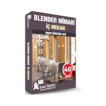 Blender Mimari İç Mekan Video Ders Eğitim Seti