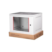 General Markalar 4u 19'securıty Box Duvar Tipi Kabinet,demonte,542mm Genişlik,400mm Derinlik,açık Gri Renk