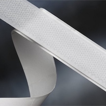 2 Cm, 25 Metre, Arkası Güçlü Yapışkanlı Cırt Cırtlı Bant Şerit Beyaz