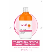 Tone Up Yeni Nesil Pembe Ton Eşitleyici Güneş Kremi 50+spf 100 Ml. Pa++++