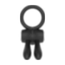 Odins Shop LV1422-Black Klitoris Uyarıcılı Güçlü Titreşimli Siyah Silikon