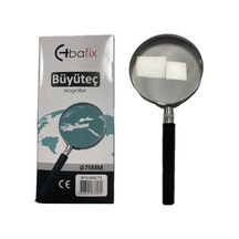 Bafix Büyüteç Cam Metal Çerçeveli 75 Mm Bfx-bmc75 Çok Renkli