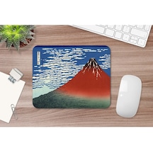 Hokusai Red Fuji Southern Wind Clear Morning 17 X 21 Cm Mouse Pad Mousepad