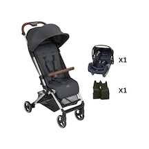 Abc Design Ping Storm Kabin Boy Bebek Arabası - Jixy Siyah Ana Kucağı Travel Set