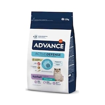 Tüy Yumağı Önleyici Hindi Etli Kısır Kedi Maması 1.5 Kg Hairball Actıve Defense Advance