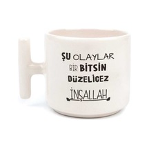Şu Olaylar Tasarımlı T Kupa Beyaz