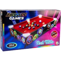Mey İthalat Ledli Masaüstü Bilardo 50x30 Cm