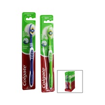 Colgate Diş Fırçası Orta Premier Clean Dil Temizleyicili Arka Yüzey - 12'li Paket