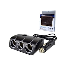 Ayt Olesson 1506 12-24v 3lü Çift Usbli 120w 80 Cm Kablolu Araç Oto Tırç Çakmak Çoklayıcı Çakmaklık Çoğaltıcı