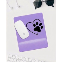 Mor Kalp & Pati Desenli Bilek Destekli Mousepad Ergonomik Kaymaz Mouse Pad