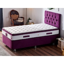 Nironyatak Niron Violet Yatak Seti 80X200 Cm Tek Kişilik Yatak Baza Başlık T Nironyatak Niron Violet Yatak Seti 80X200 Cm Tek Kişilik Yatak Baza Başlık T