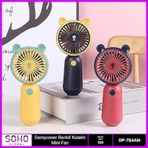 Zensaas41 Renkli Kulaklı Mini Fan Zensaa56