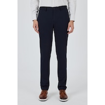 İmza Koyu Lacivert Esnek Yandan Cepli Casual Slim Fit Jogger Pantolon 1003250156 Koyu Lacivert