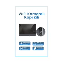 Harvox Wi-fi Kameralı Kapı Zili 1080p Akıllı Kablosuz Görüntülü Kapı Zili, 130 Geniş Açı, Uzaktan Kontrol