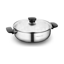 Korkmaz A1691-1 Kappa Çelik Kısa Tencere 26Cm